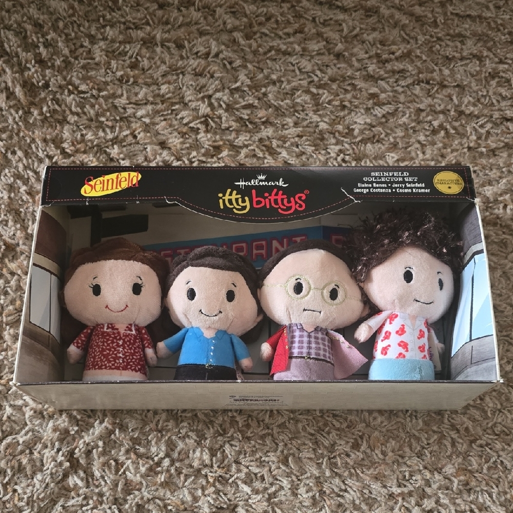 Hallmark Itty Bittys Seinfeld Plush Characters Set